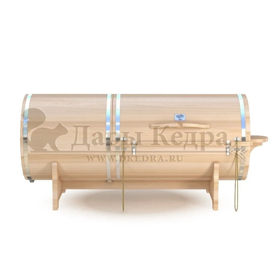 Кедровая бочка (фитобочка) горизонтальная «Профессиональная»