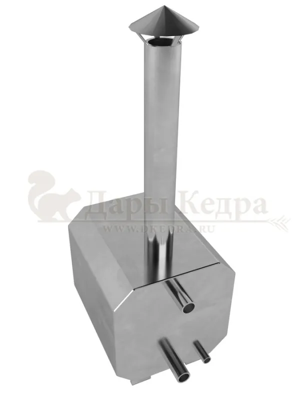 Внешняя печь для купели фурако с дровяным отоплением